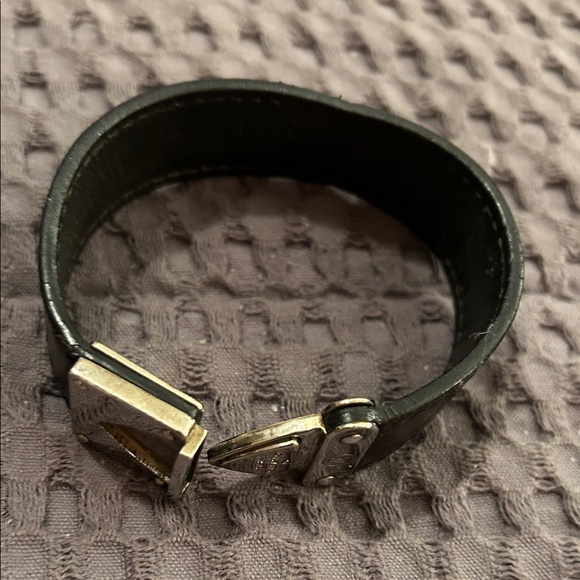 Louis Vuitton Black Leather Men's Bracelet - Picture 6 of 14